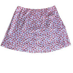 Princess Polly Womens Leopard Print Mini Skirt US 4 Blue/Red